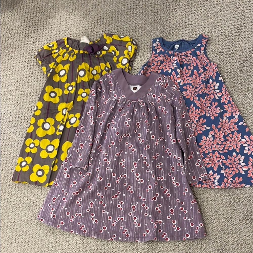 Boden and Tea collection girls dress bundle